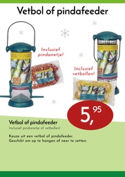 Bird Gift Pinda feeder easy fill