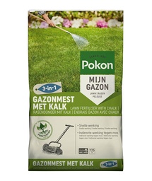 Pokon Gazonmest met Kalk 3-in-1 125m2