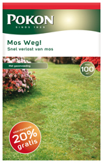 Pokon Mos Weg! 100 m2 (voordeelverpakking -10% gratis)